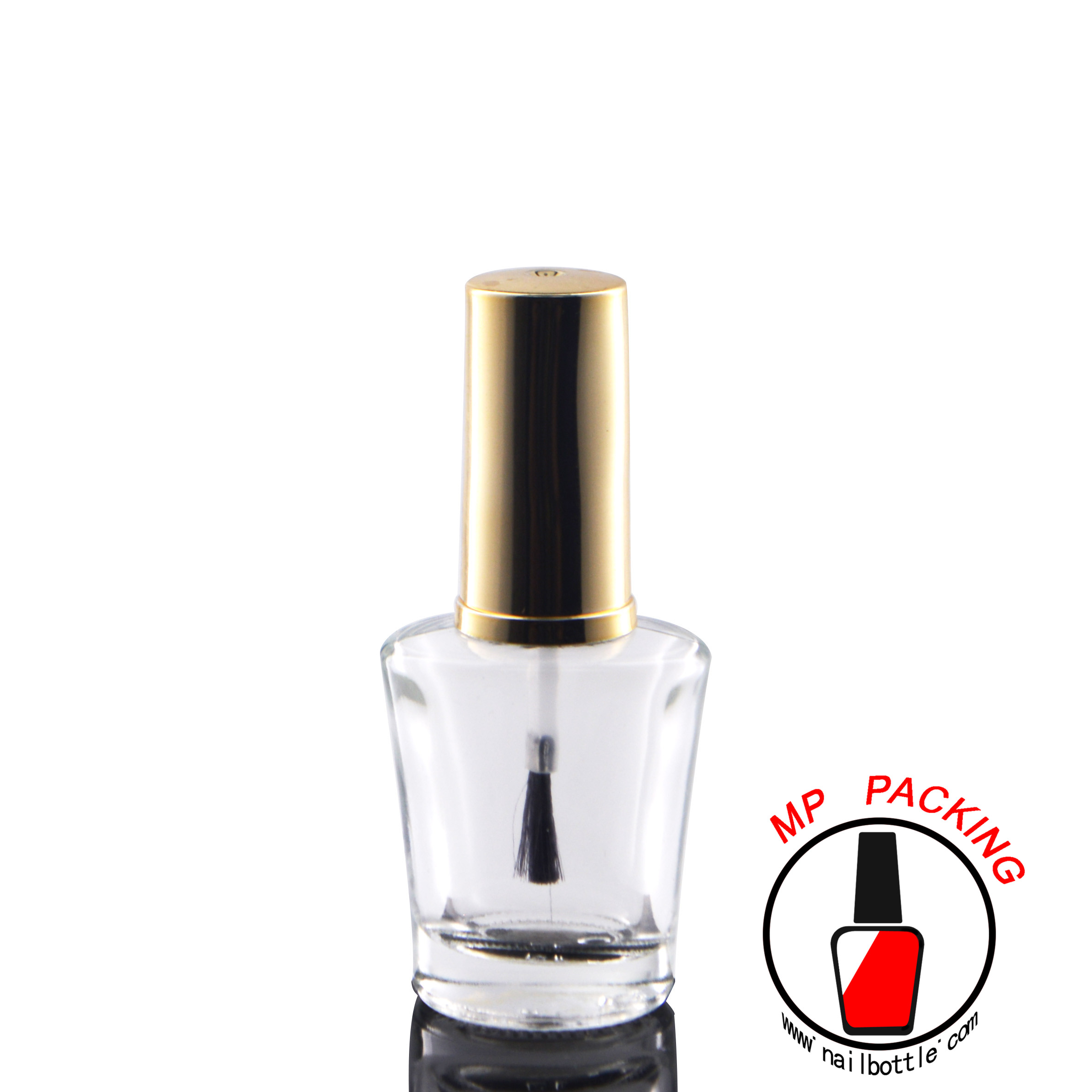 custom design nail polish bottle and cap brush  003181