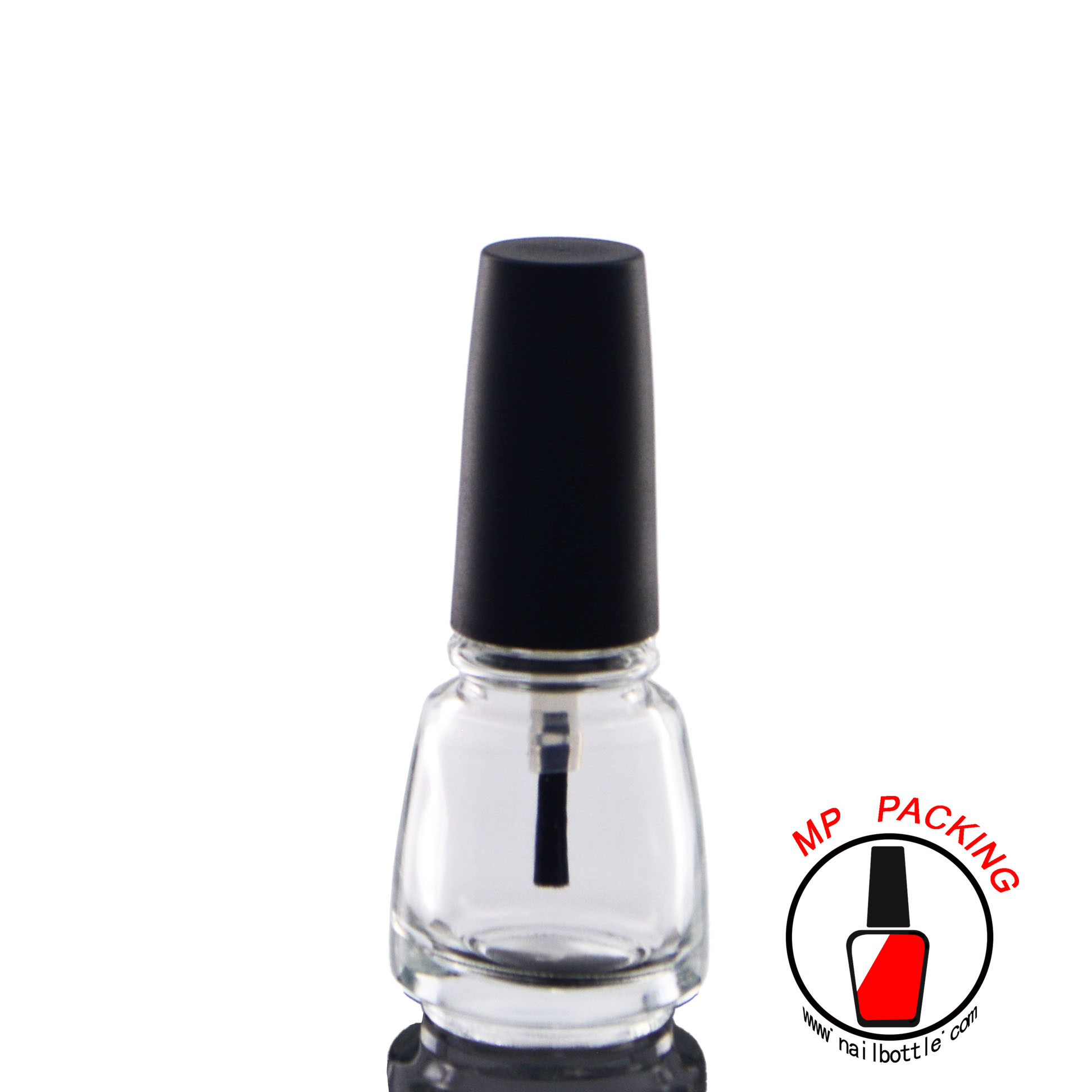 CG shape empty nail polish bottle and lid brush 