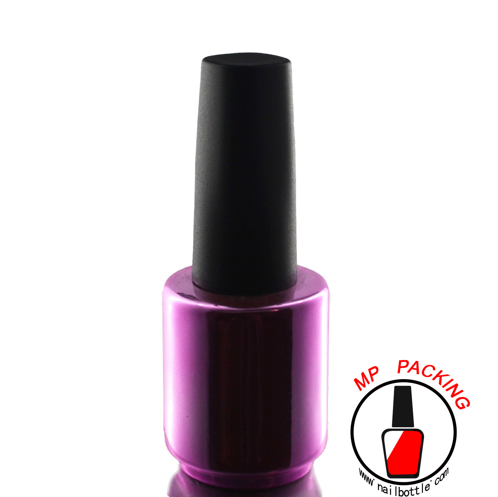 Pink gel polish colors bottles 