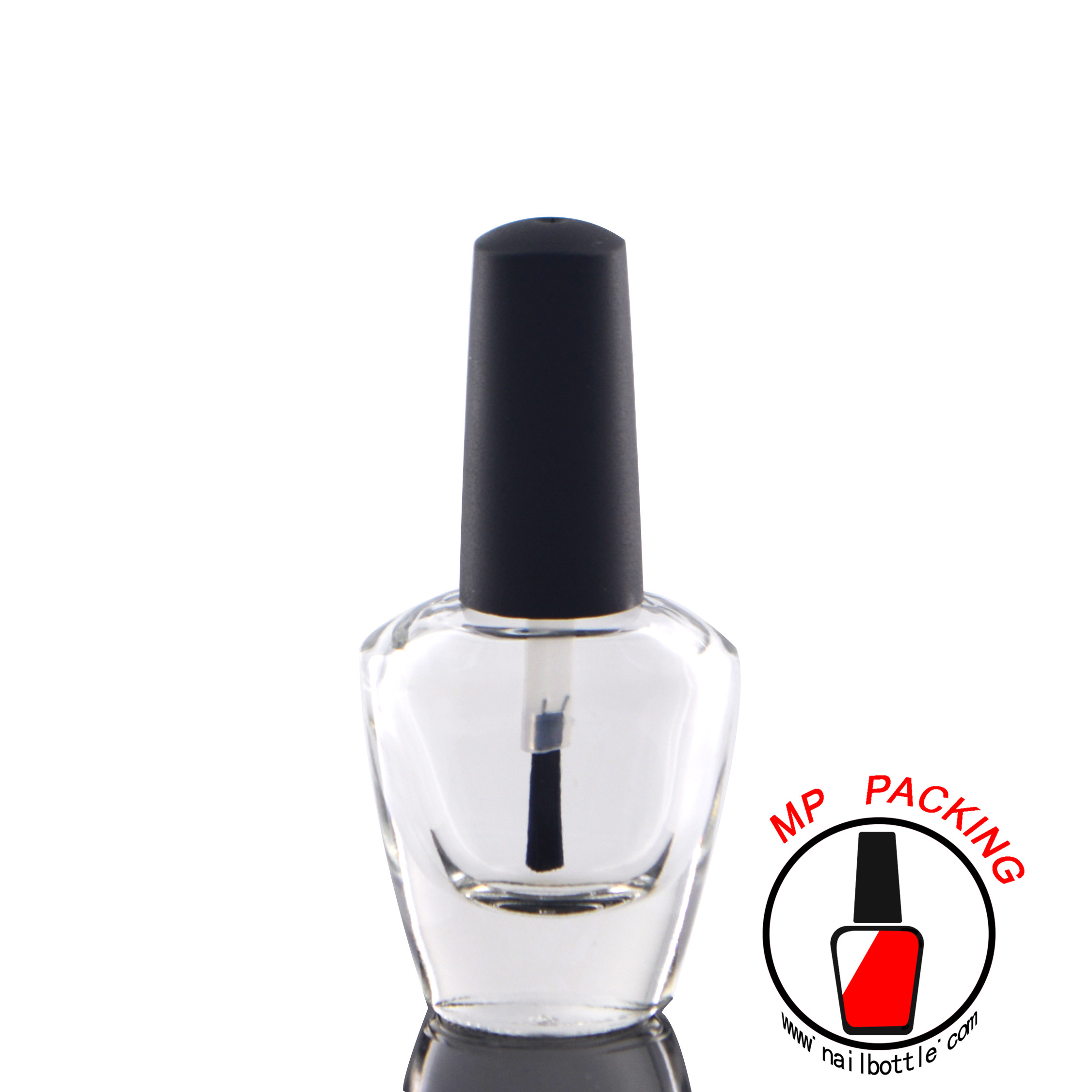 flint bottle glass nail polish package 