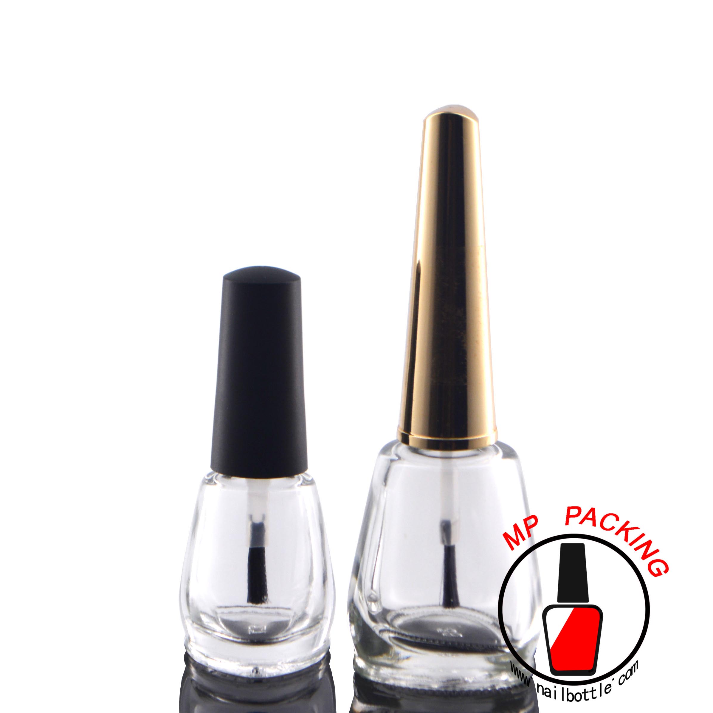 different sizes empty glass bottles cosmetic packaging containers 