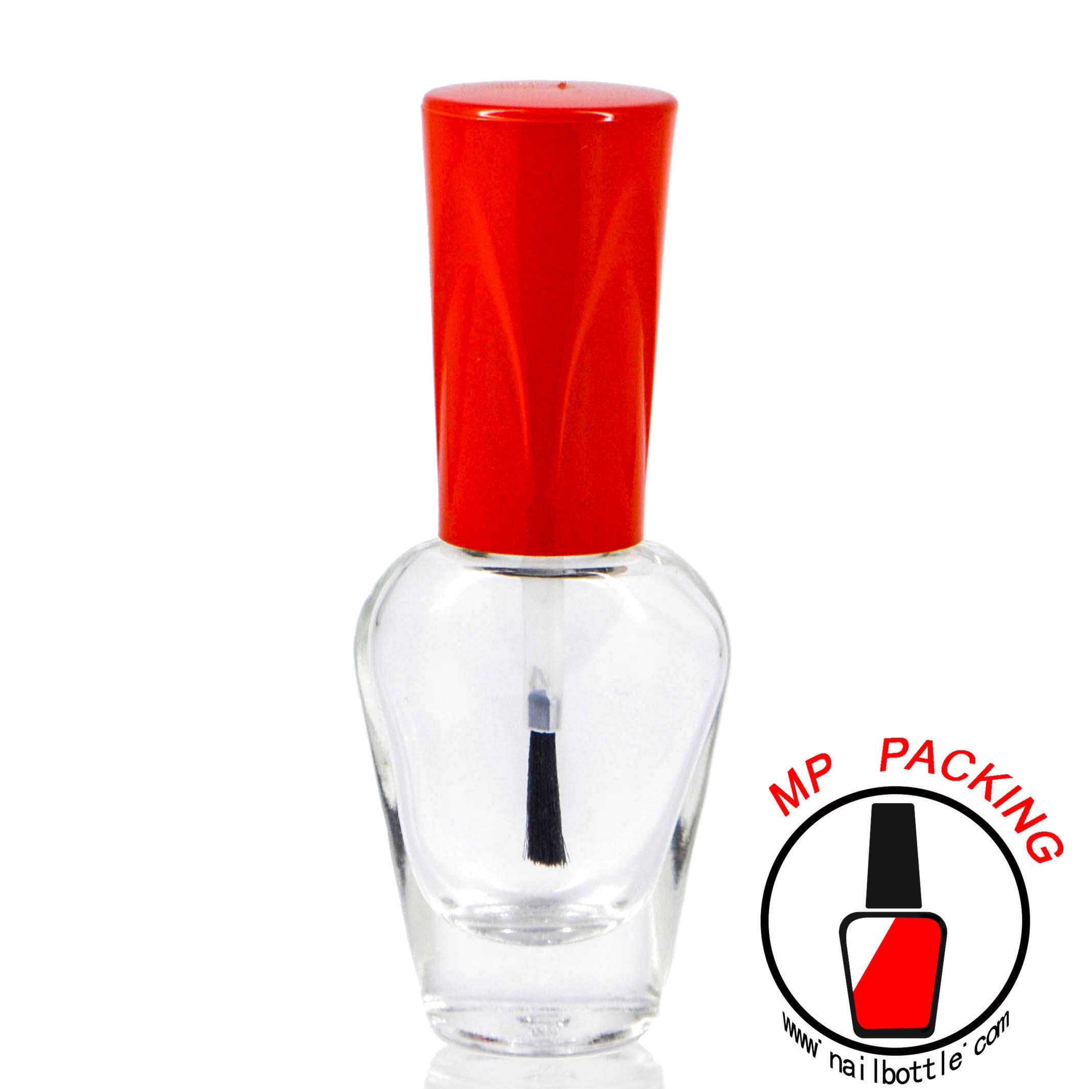 custom bottle design glass bottles with lids and brush