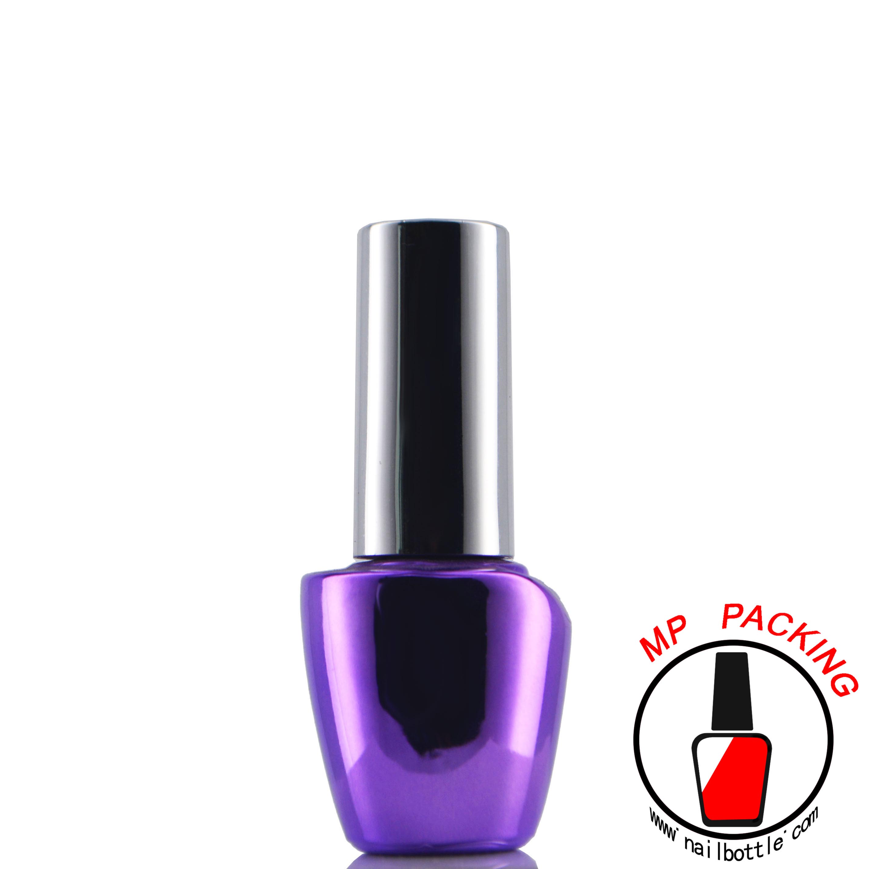 purple violet gel polish glass bottles 