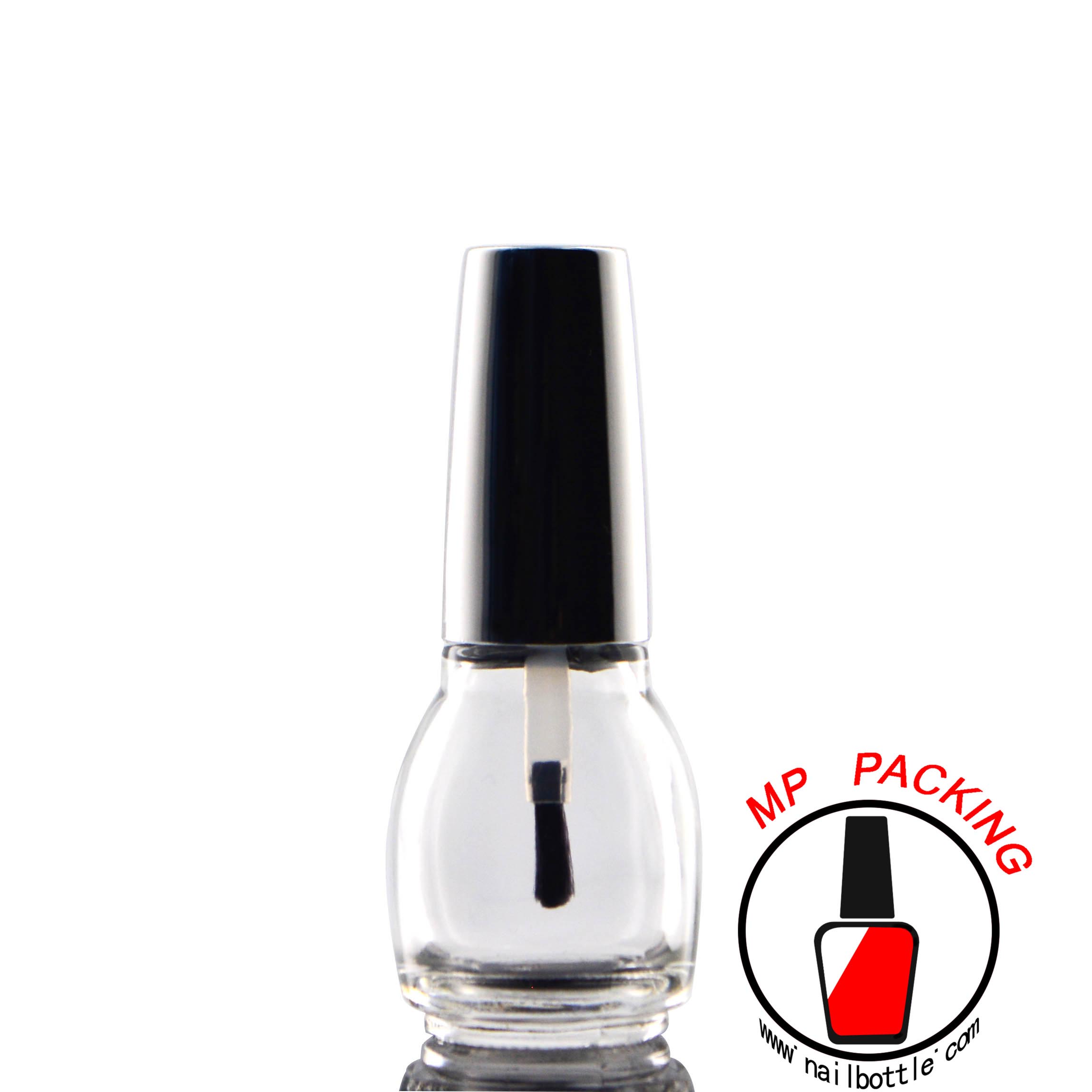 laval shape empty nail polish bottle 