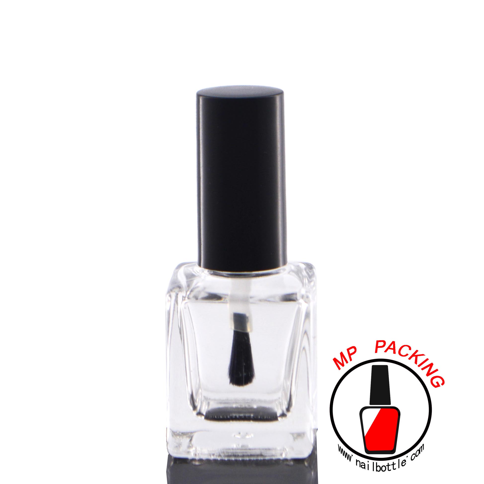 round cut nail polish brush 