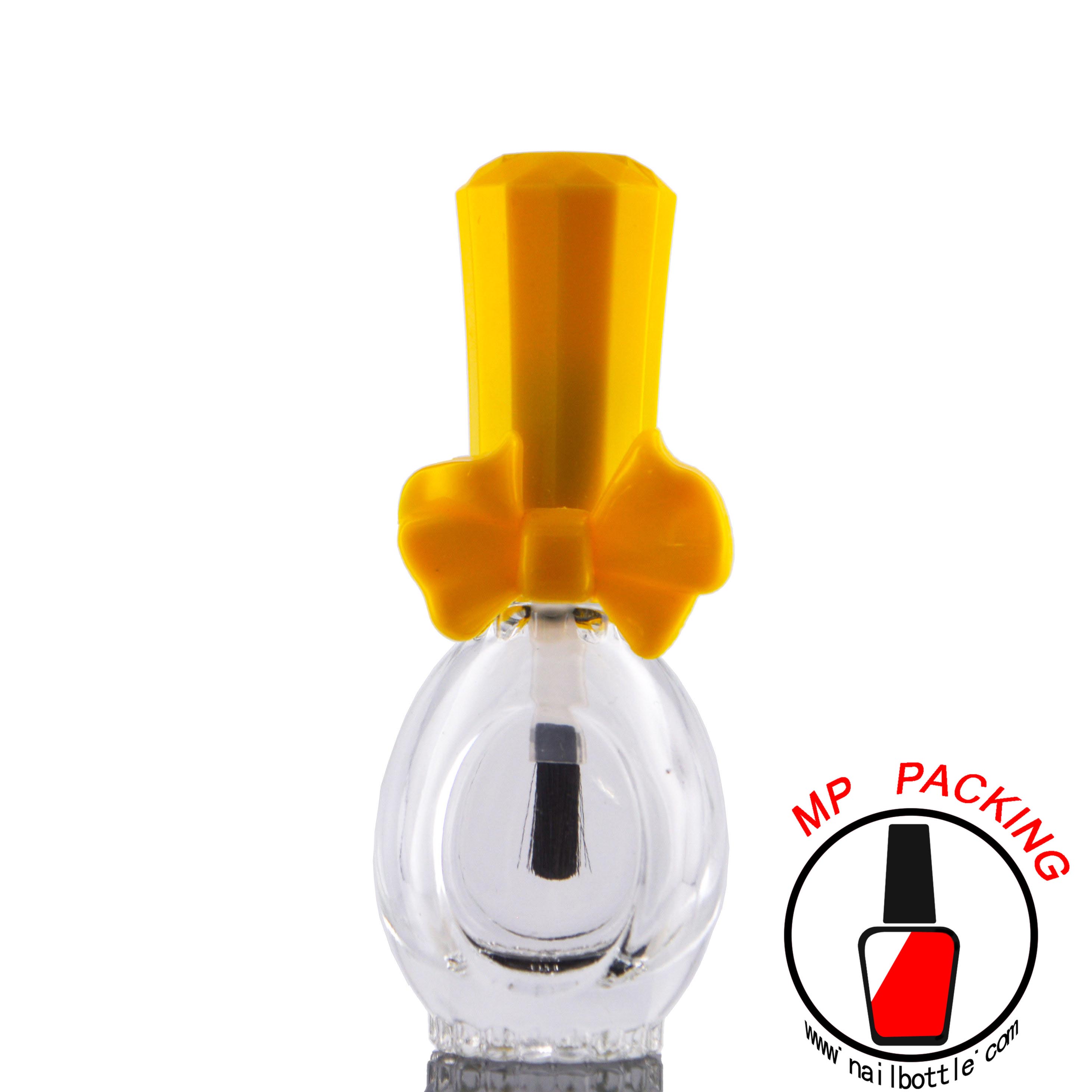 cute nail polish bottle design with lids and brush 