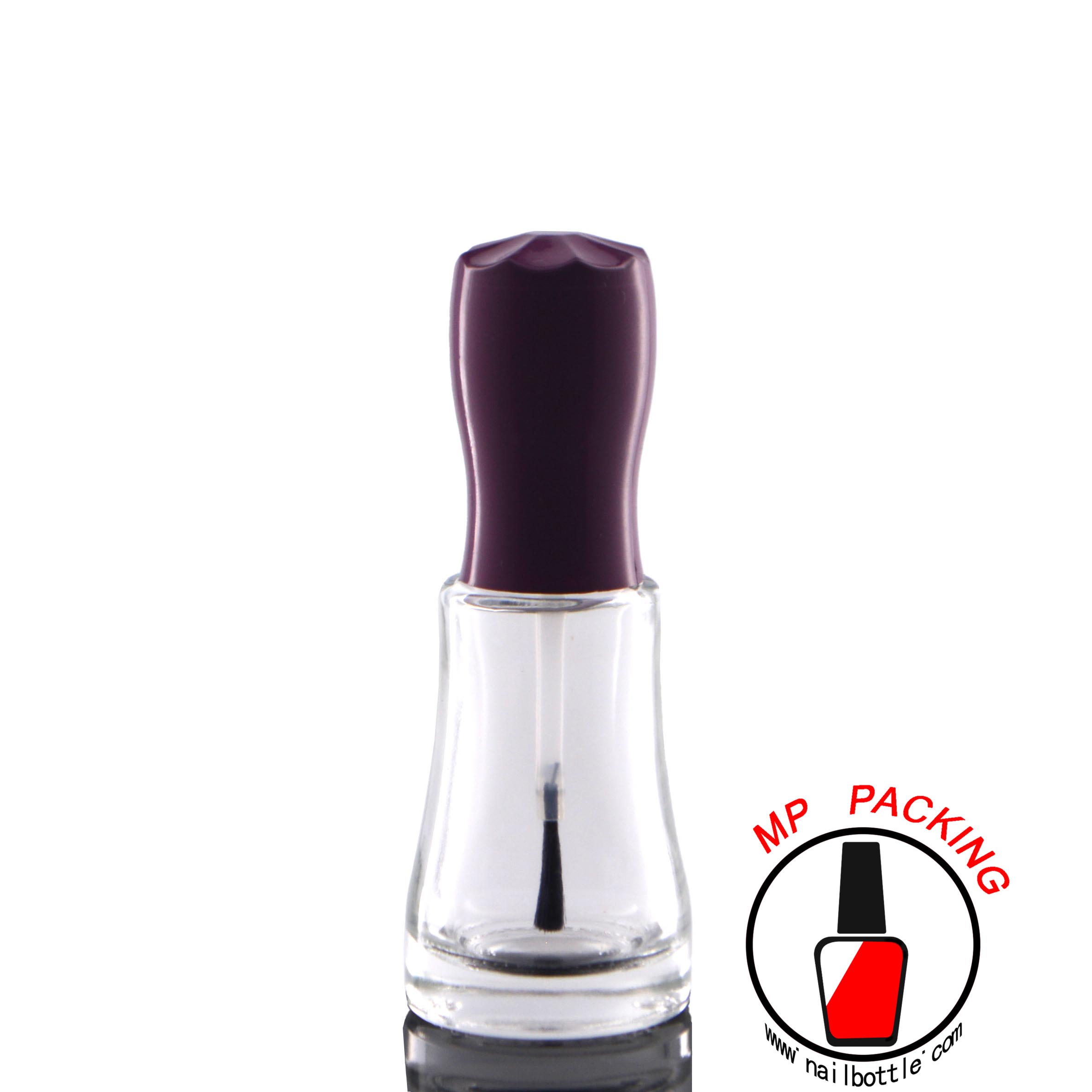 unique empty nail polish bottle designs wholesale with lids and brush 