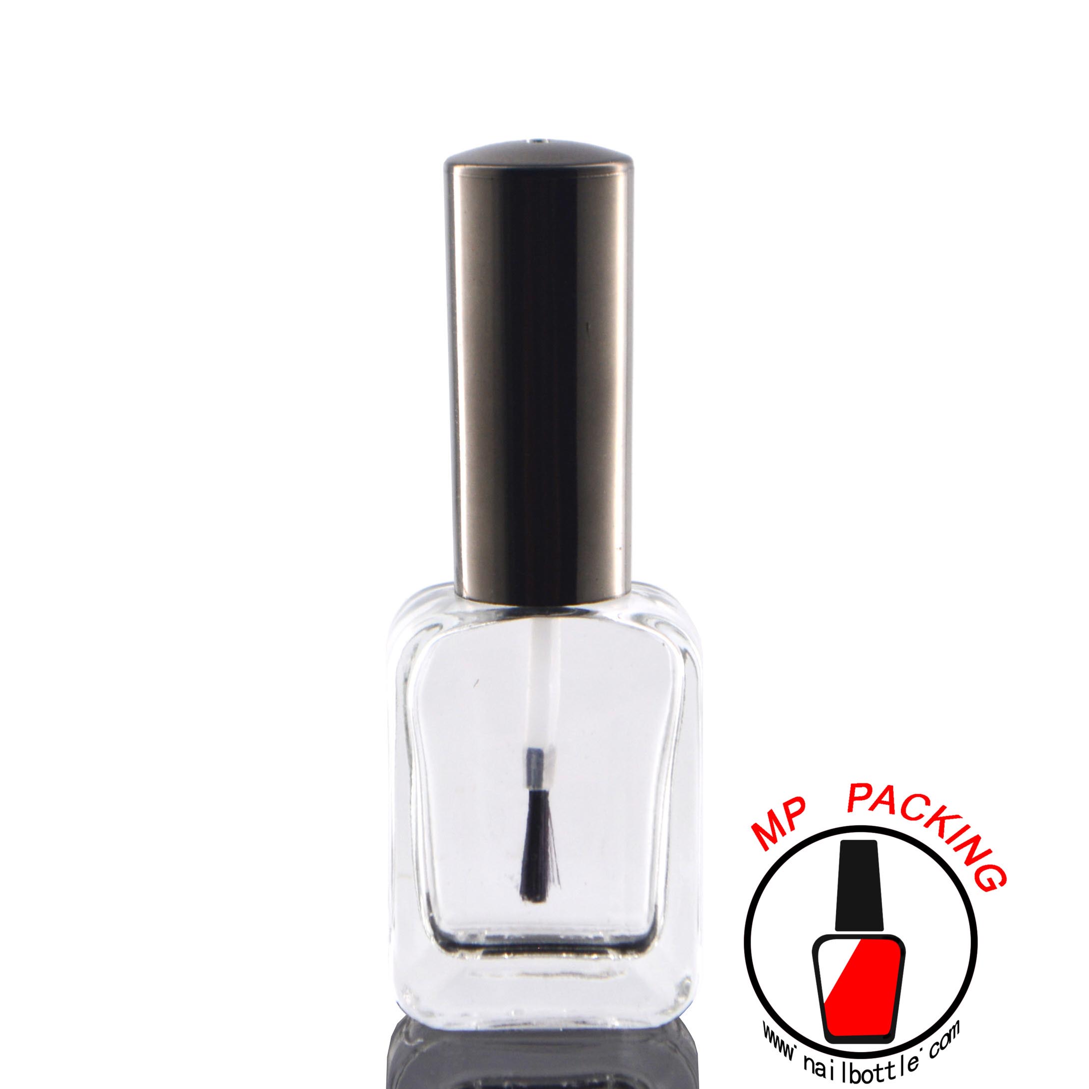 empty glass bottles wholesale nail enamel bottle with lids and brush