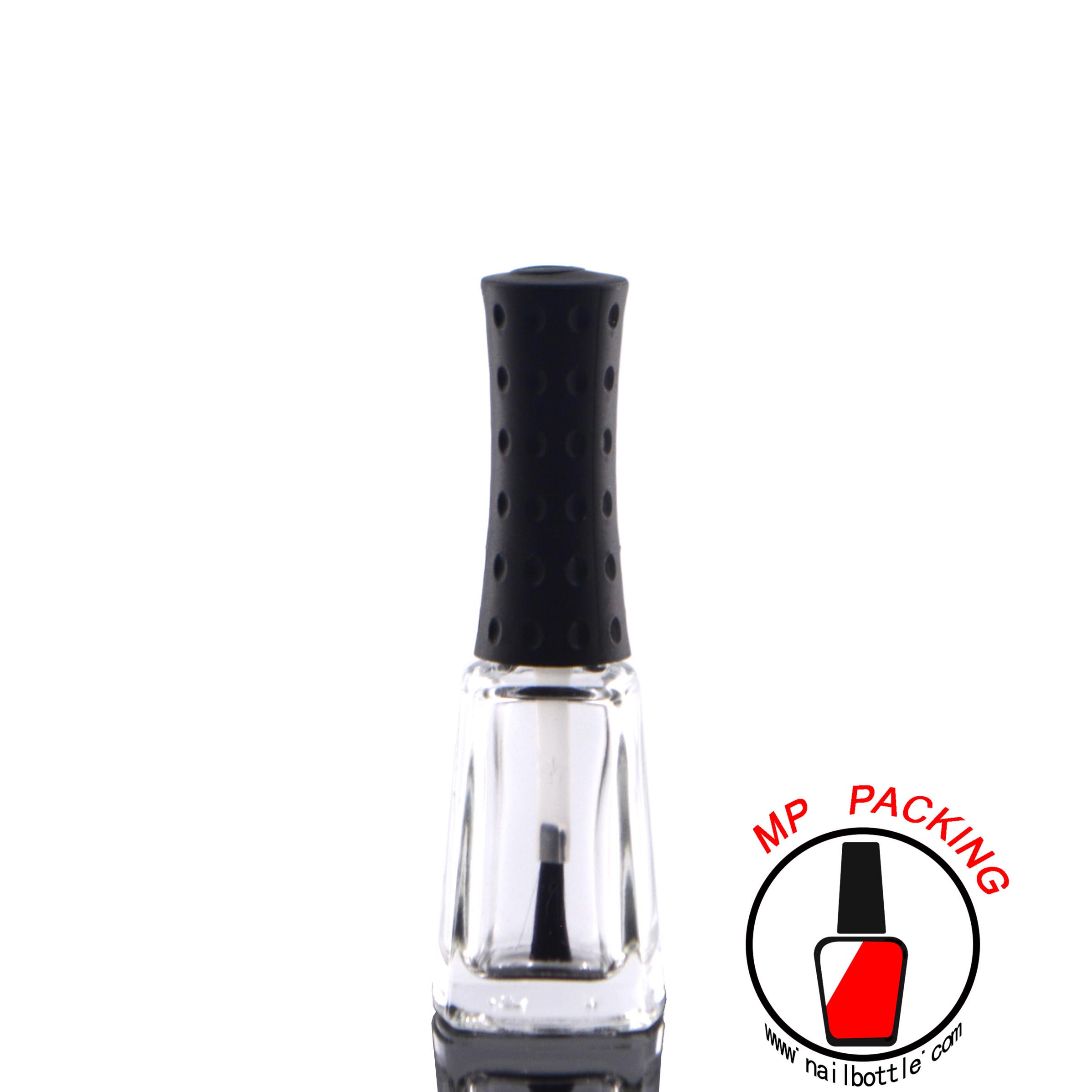 10ml clear glass empty bottle custom design 