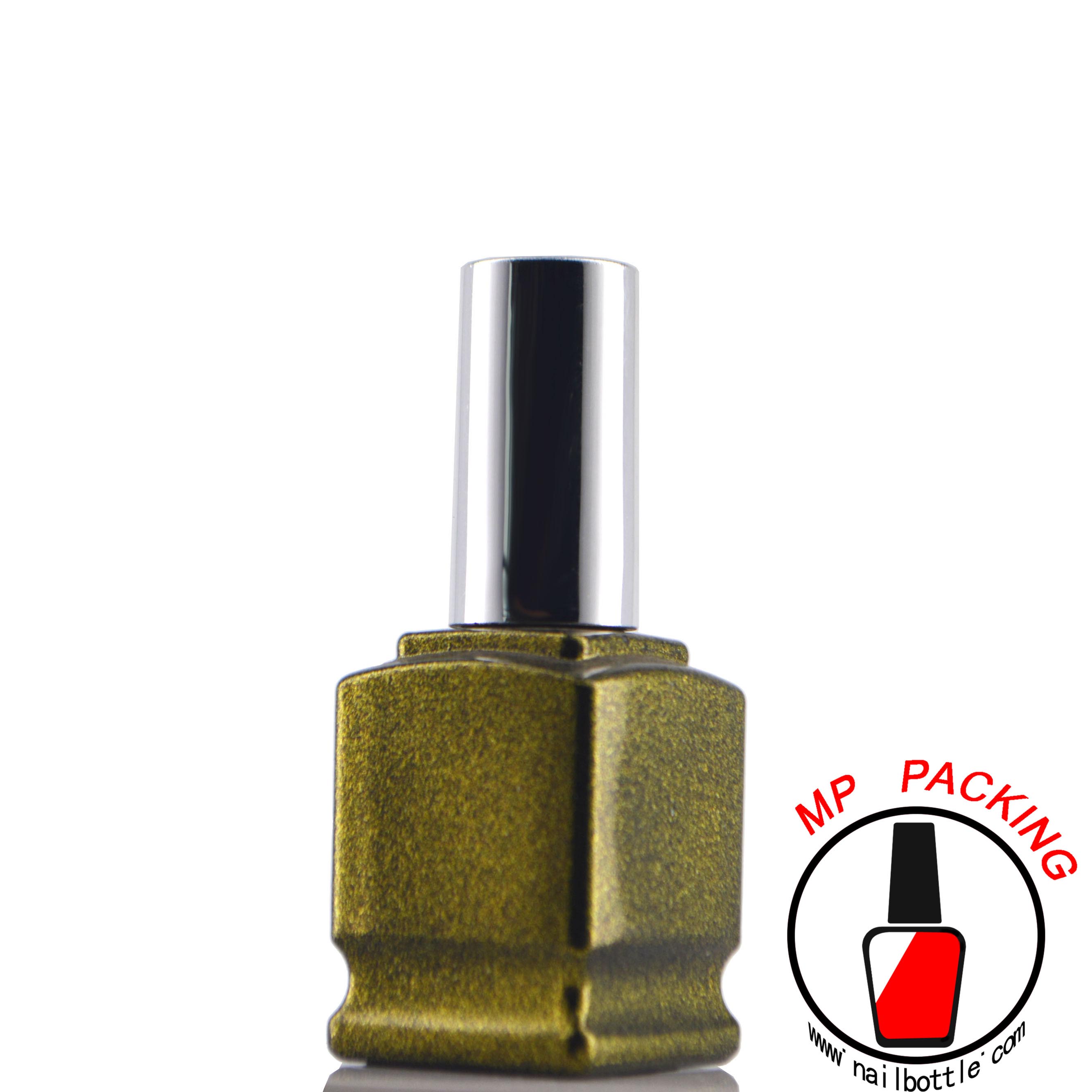 gel bottle empty glass bottles and brush with lids 