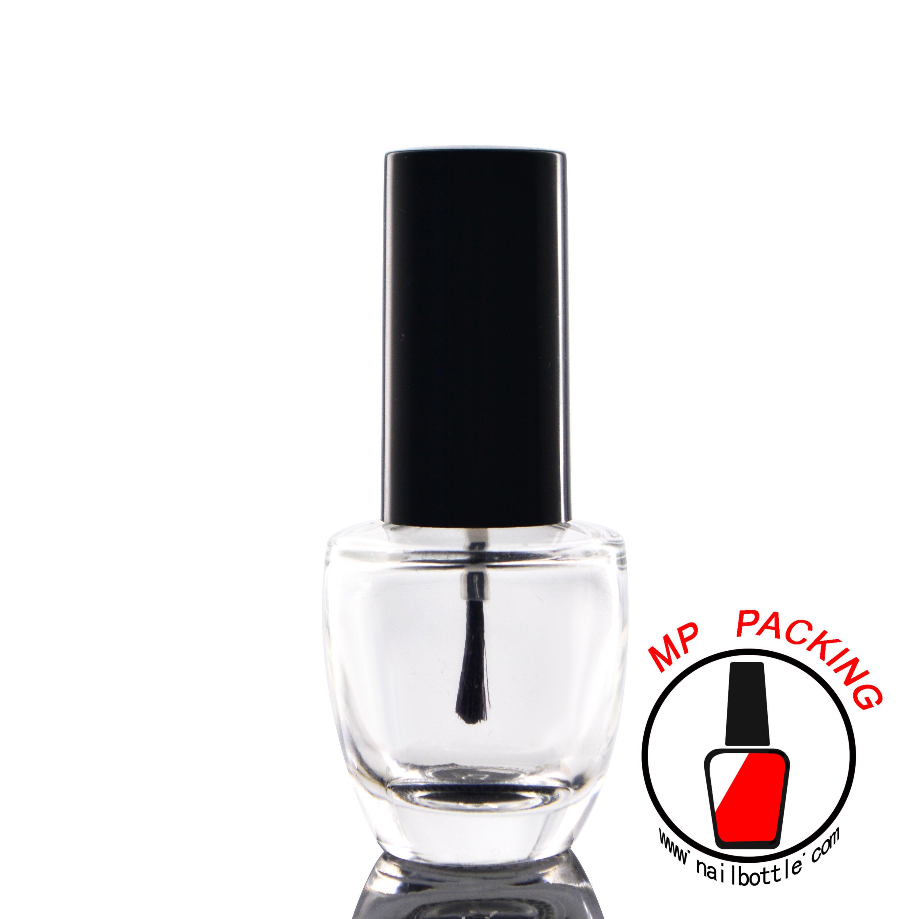 eco beauty nail polish glass bottle with lids and brush 