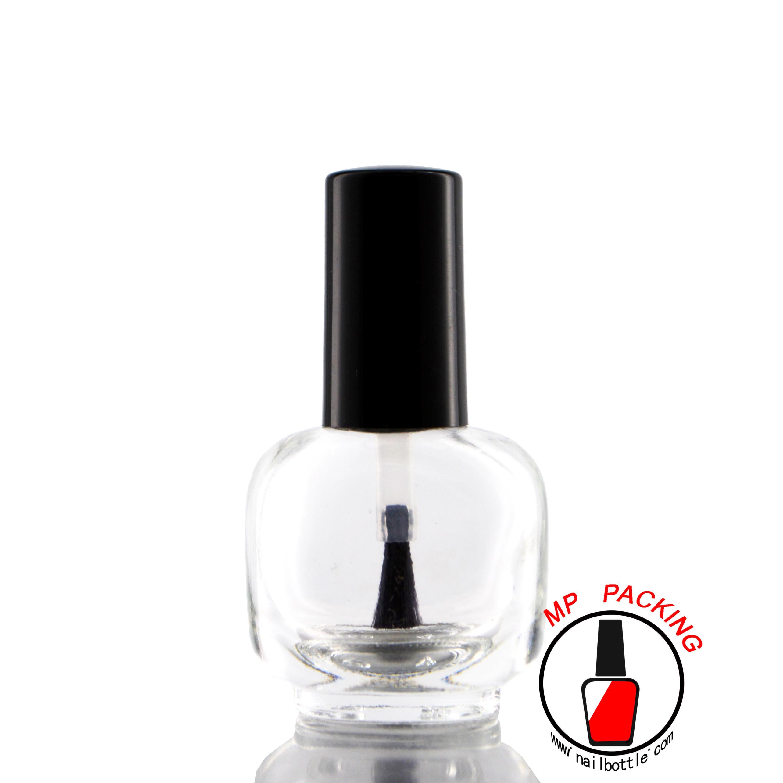 nail polish bottle supplier with lids and brush 