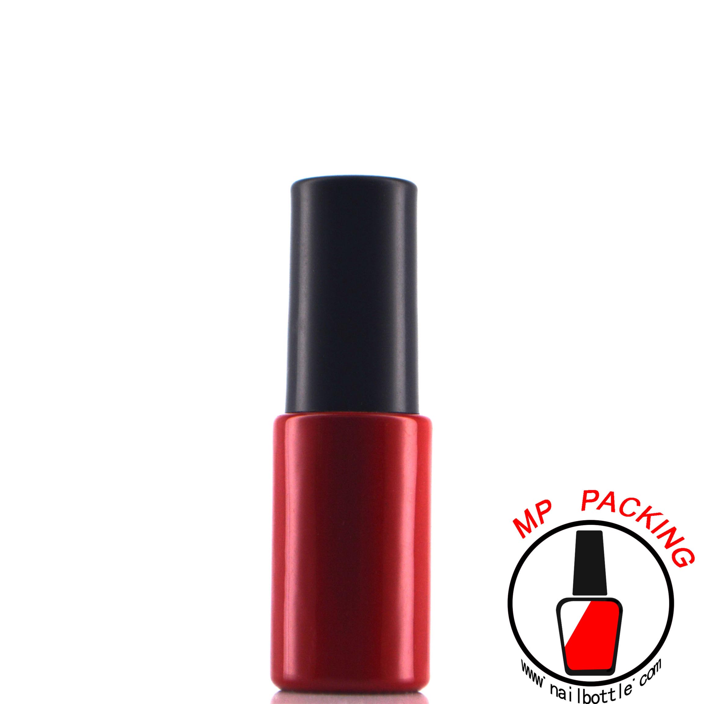 mini soak off gel nail polish hot sale red bottle with brush and cap 