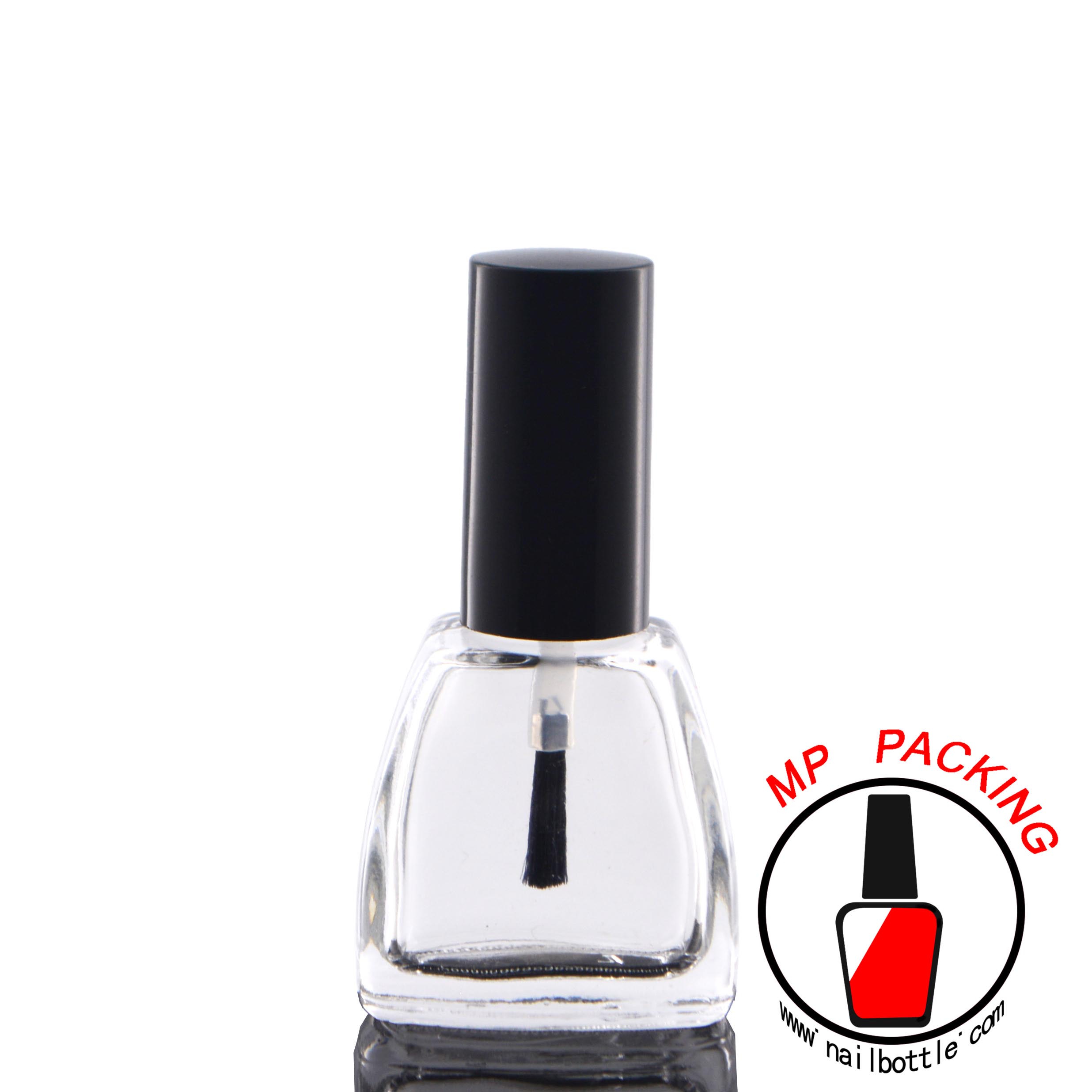 transparent glass empty nail polish bottles wholesale 