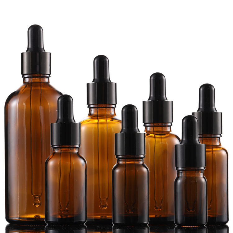 CRC& TE dropper with amber glass bottles 