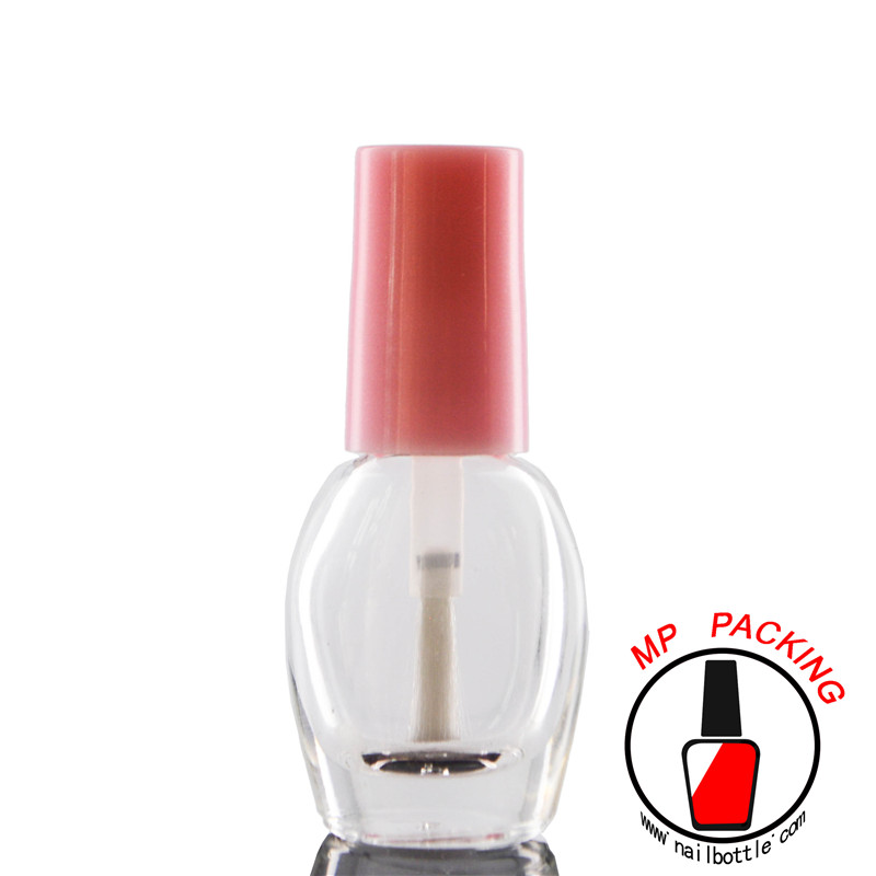 flat oval shape empty bottles 