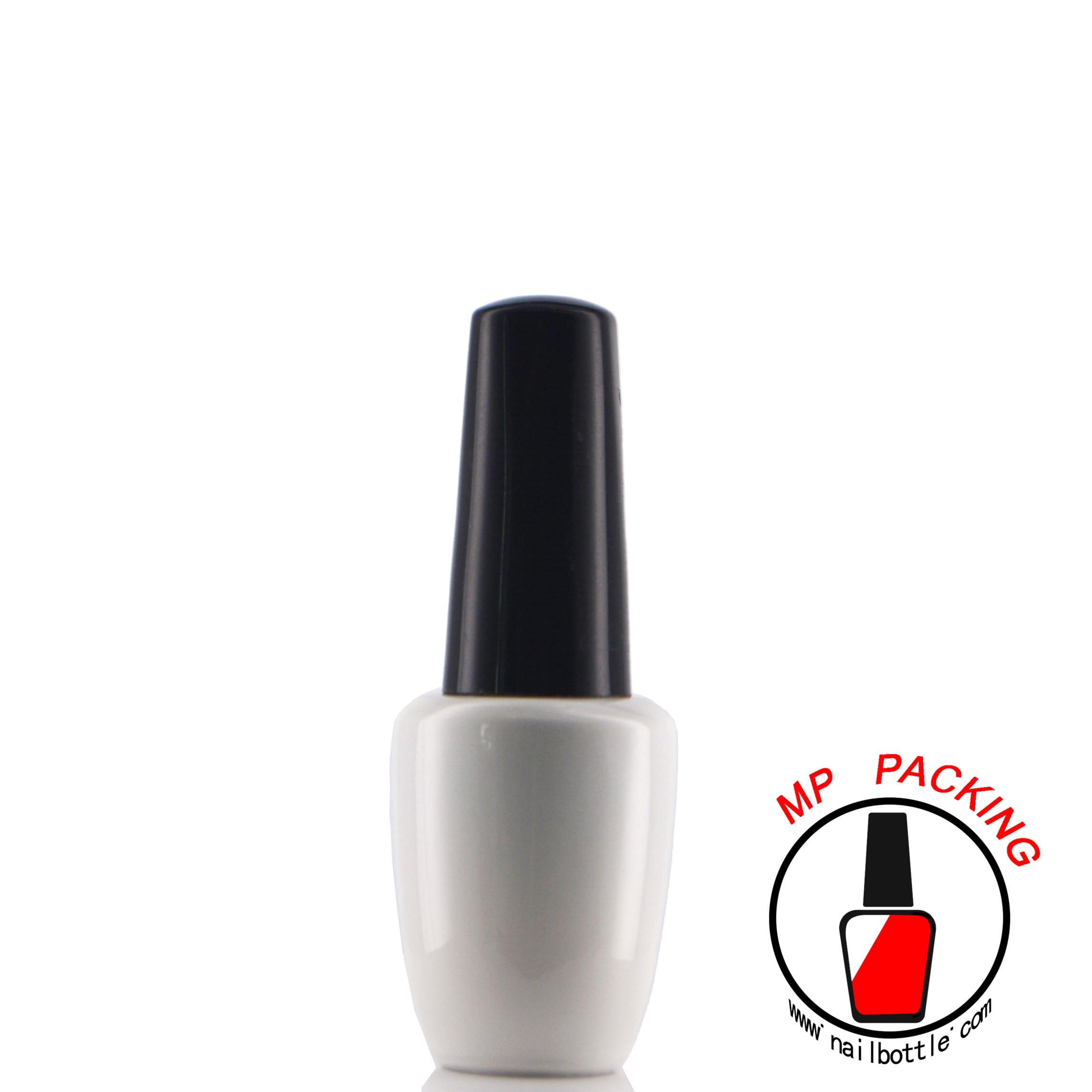 mini white bottles empty