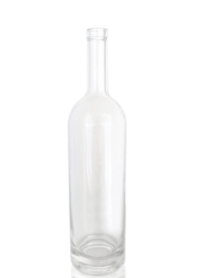 red wine glass bottles 1L high flint empty bottle 