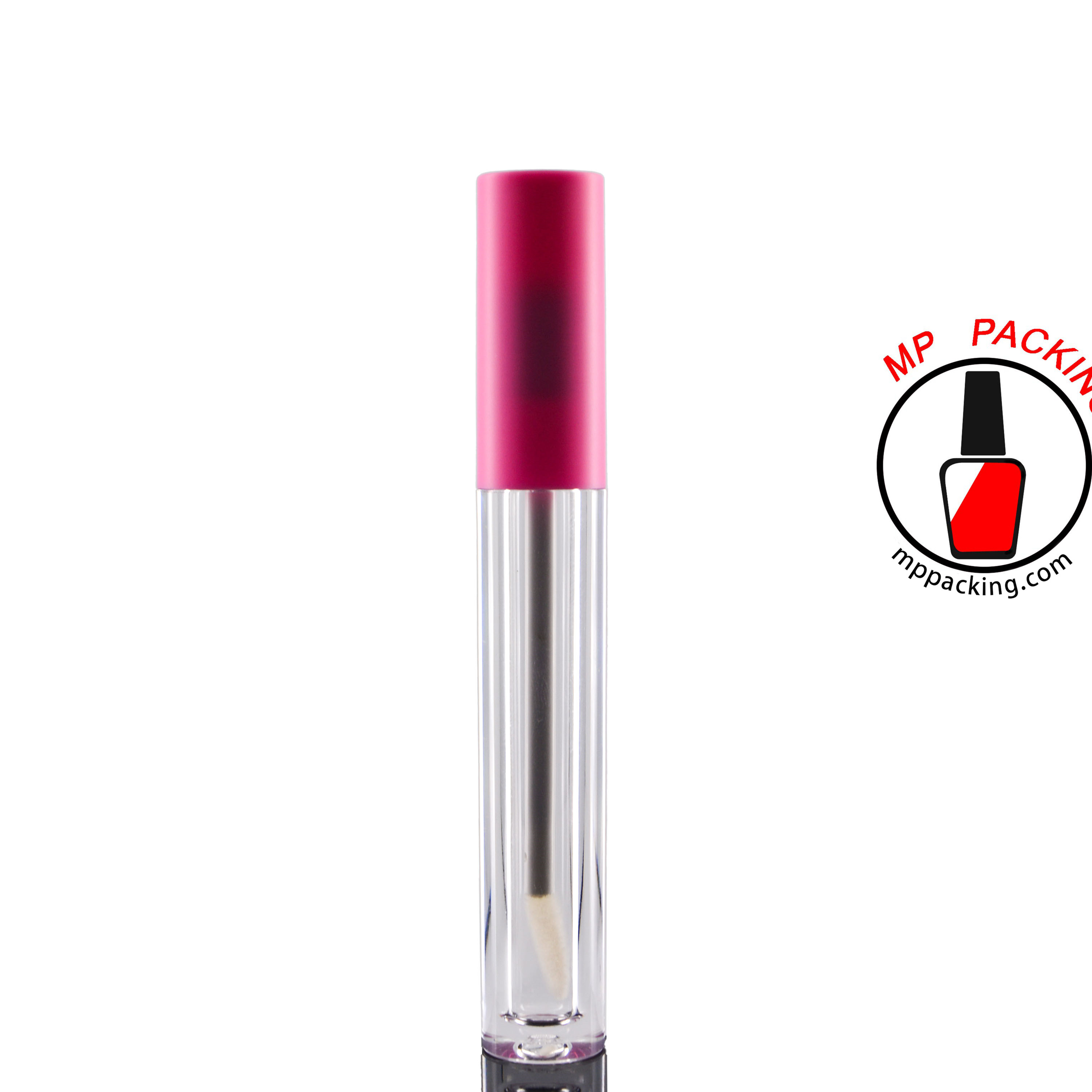 Lip Gloss Tube,Empty Lip Balm Bottle Clear Plastic Lip Gloss Container with Rubber Stoppers 