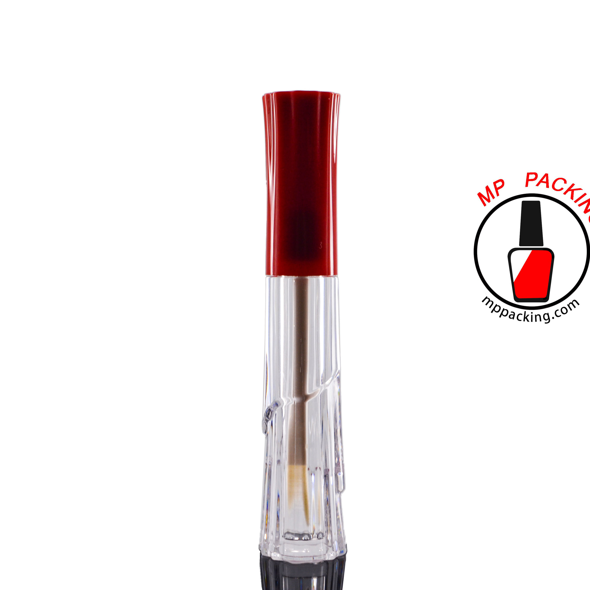 Beauty Dresses Empty Lip Gloss Tube with Rubber Stopper and Wand 