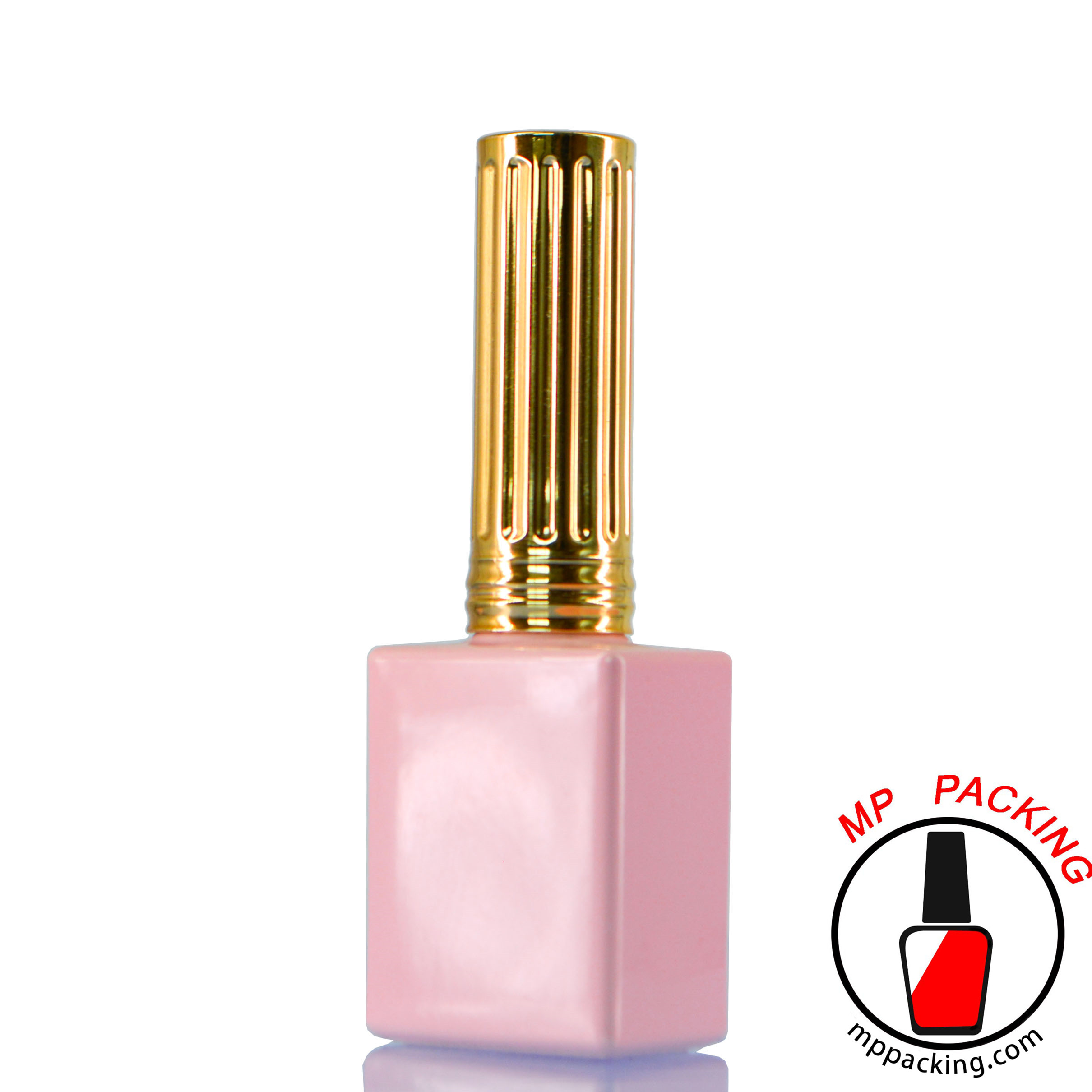 Square Glass Bottle Empty Gel Polish Bottles 